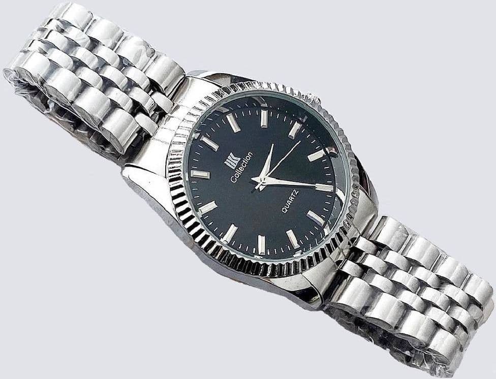 Orologio Polso Ik Collection Uomo Donna Analogico Quarzo Silver Quadrante Nero Abbigliamento e Accessori > Orologi e gioielli > Orologi Uomo Trade Shop italia - Napoli, Commerciovirtuoso.it