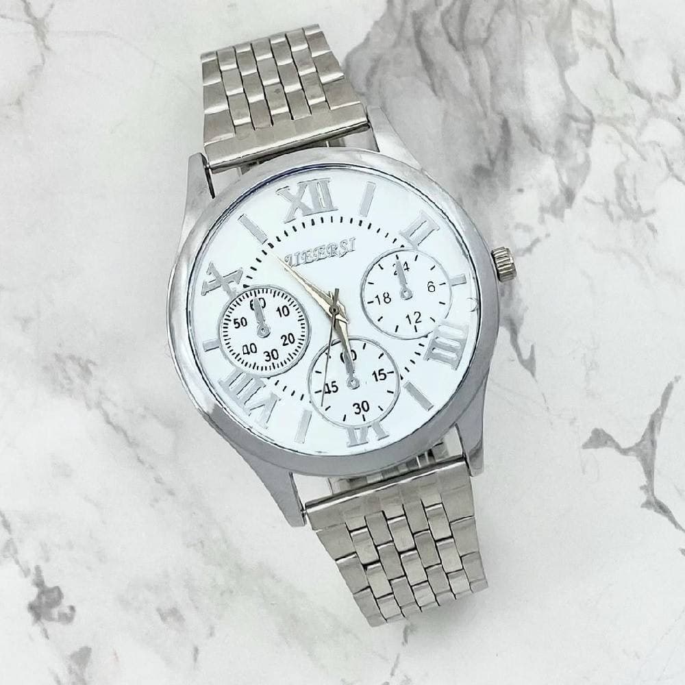 Orologio Polso Jieersi Uomo Acciaio Silver Analogico Cronografo Quadrante Bianco Abbigliamento e Accessori > Orologi e gioielli > Orologi Uomo Trade Shop italia - Napoli, Commerciovirtuoso.it
