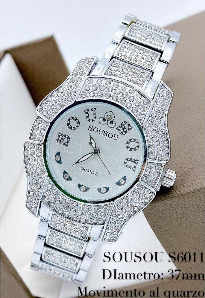 Orologio Polso Sousou S6011 Quarzo Acciaio Moda Brillantini Silver Fondo Silver Abbigliamento e Accessori > Orologi e gioielli > Orologi Donna Trade Shop italia - Napoli, Commerciovirtuoso.it