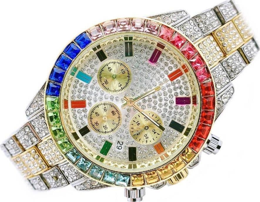 Orologio Polso Unisex Quarzo Acciaio Diamond Strass Silver Oro Ghiera Colorata Abbigliamento e Accessori > Orologi e gioielli > Orologi Uomo > Orologi Donna Trade Shop italia - Napoli, Commerciovirtuoso.it
