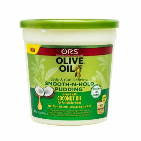 ORS OLIVE OIL STYLE & CURL DEFINIG,SMOOTH-N-HOLD PUDDING ,INFUSED WITH COCONUT OIL PER CAPELLI PAESE DI ORIGINE USA . in Maschere per capelli Agbon - Martinsicuro, commercioVirtuoso.it