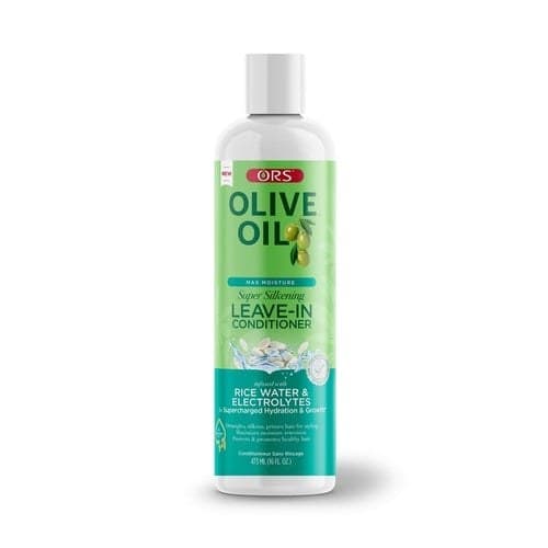 ORS OLIVE OIL MAX MOISUTRE RICE WATER LEAVE-IN CONDITIONER 473ML PER CAPELLI AFRO LATINO in Balsami Agbon - Martinsicuro, commercioVirtuoso.it