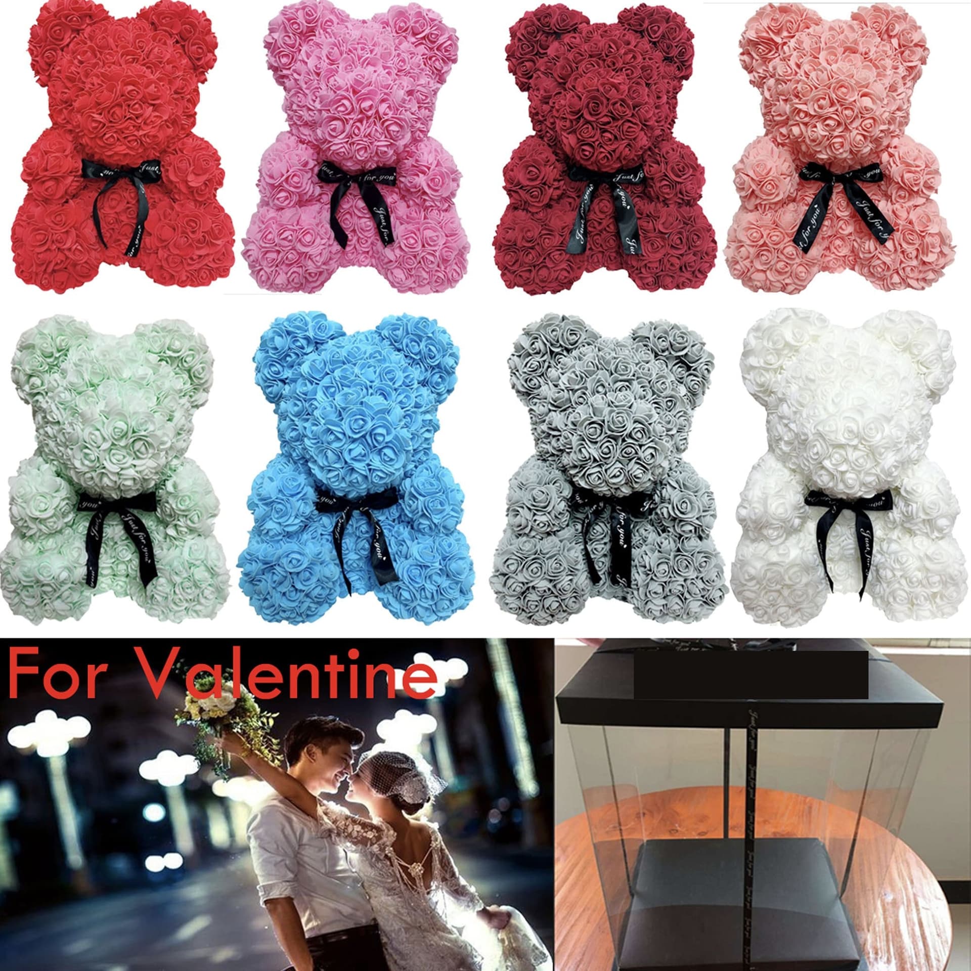 Orsacchiotto Orsetto Orso Di Rose Con Fiori Artificiali Da 25cm San Valentino Fiori Finti > San Valentino Trade Shop italia - Napoli, Commerciovirtuoso.it