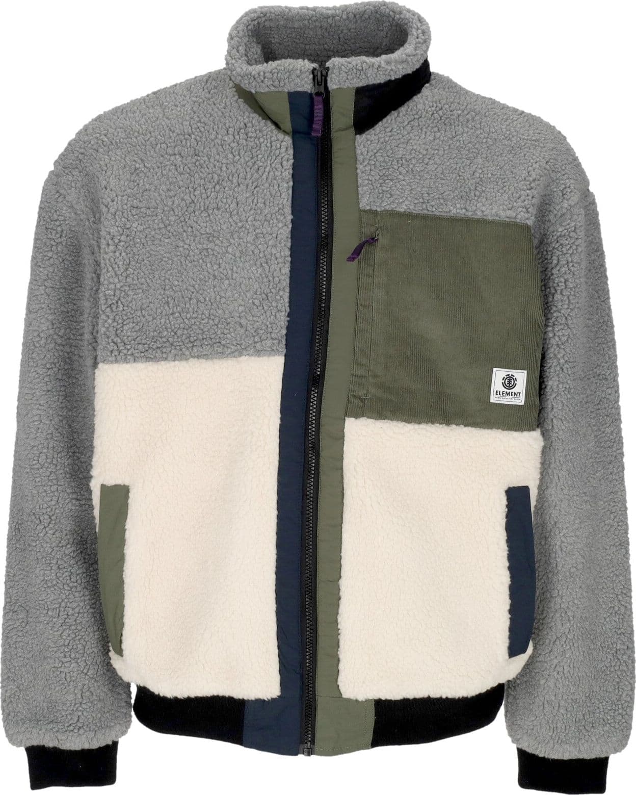 ELEMENT Orsetto Uomo Oak Sherpa Jacket Multicolor da uomo in Giacche Drestige - Casamassima, commercioVirtuoso.it
