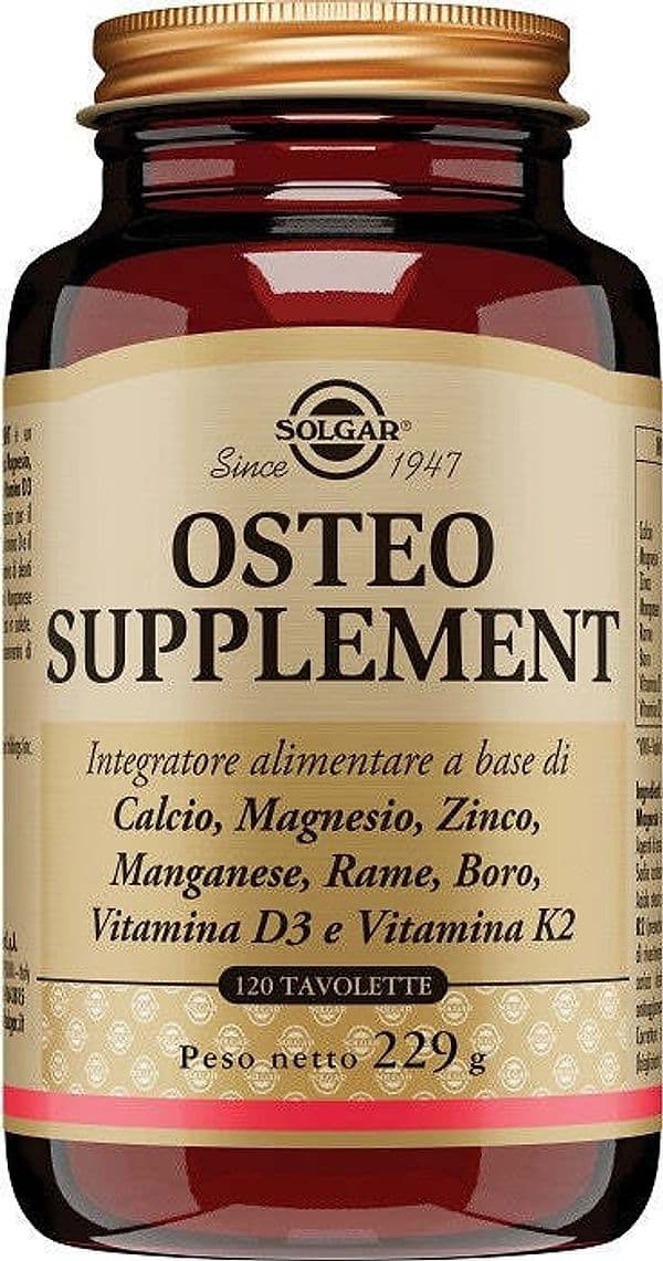 OSTEO SUPPLEMENT integratore alimentare 120 tavolette Solgar