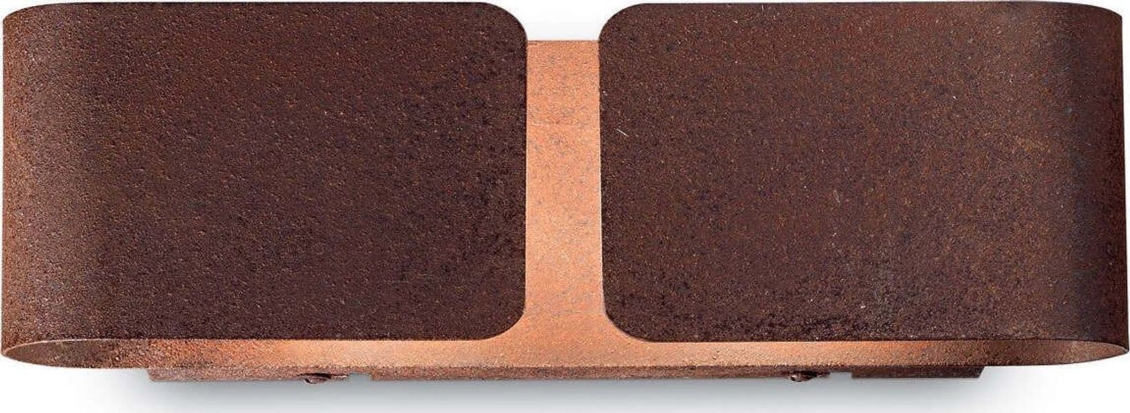 OUTLET-Applique-classico-Ideal-Lux-CLIP-AP2-SMALL-187365-E27-LED-metallo-biemissione-lampada-parete