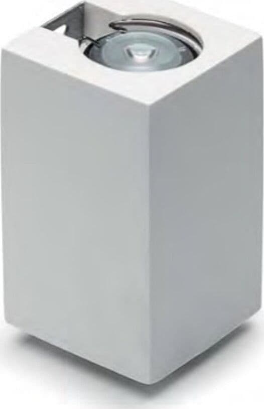 OUTLET-Applique-gesso-Belfiore-2533-GU4-D35-LED-dipingere-moderno-biemissione