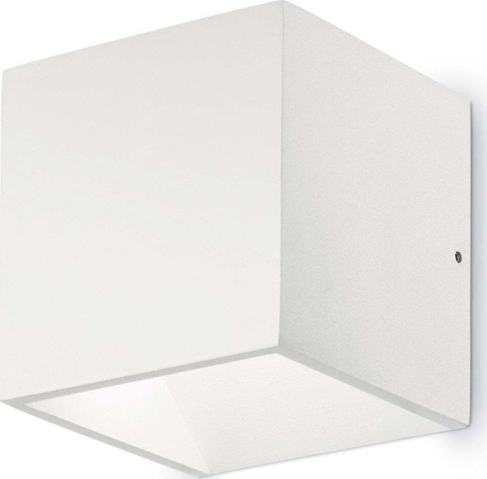OUTLET-Applique-moderno-Ideal-Lux-RUBIK-AP1-149745-LED-IP44-biemissione-lampada-parete