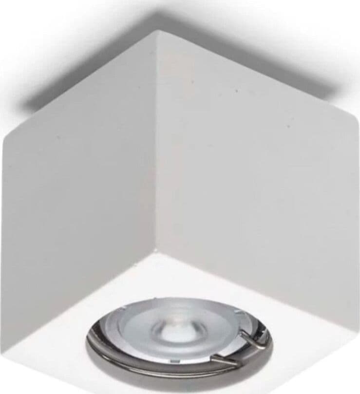 OUTLET-Plafoniera-gesso-Belfiore-8895-GU4-D35-LED-lampada-soffitto