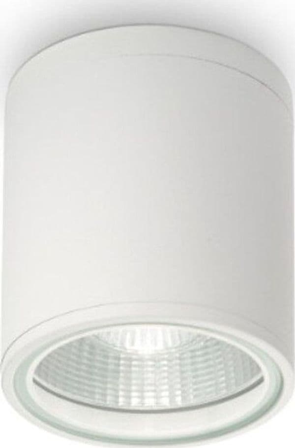 OUTLET-Plafoniera-moderna-Ideal-Lux-GUN-PL1-122663-GU10-LED-IP44-alluminio-lampada-soffitto