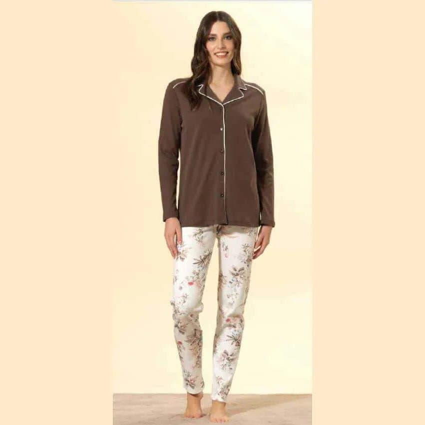 Pigiama Autunno/Inverno Donna Bisbigli BQ292120 42 in Pigiami due pezzi The King Luxury - San Marcellino, commercioVirtuoso.it