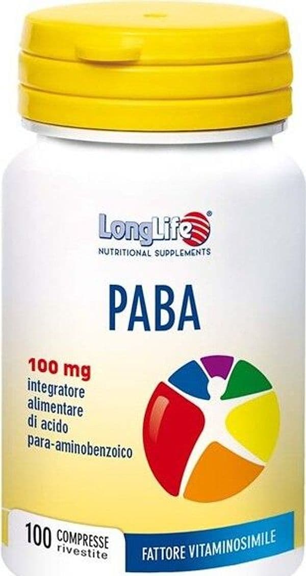 PABA integratore alimentare 100 compresse Long Life