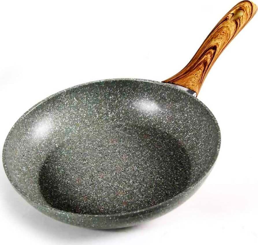 Padella Antiaderente Induzione Carmelita in Pietra Pentola di Alta qualità Professionale, Diametro 30 cm Padella Antiaderente Induzione L'Orchidea - Siderno, Commerciovirtuoso.it