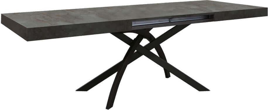 PAEAN---tavolo-da-pranzo-allungabile-cm-90-x-160/200/240-x-77-h-Antracite-Milani-Home