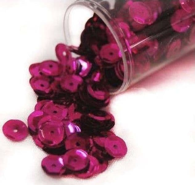 Paillettes-cup-6-mm-medio-fori-tubicino-9-G-colore-rotlila{5330}