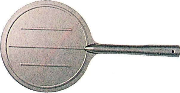 PALA ACCIAIO INOX X PIZZA DIAM.19 S/MAN.FIG.3 Casa e cucina/Teglie da forno e accessori per pasticceria/Placche e griglie/Teglie per pizza Ferus - Montoro, Commerciovirtuoso.it