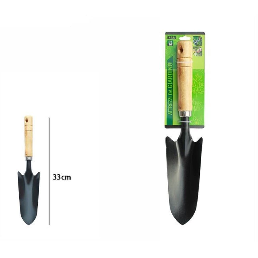 Pala Paletta Terra Attrezzo Da Giardinaggio Giardino Manico In Legno 33 Cm 59690 Articoli da Giardino > Attrezzi da giardino > Utensili da giardino Trade Shop italia - Napoli, Commerciovirtuoso.it