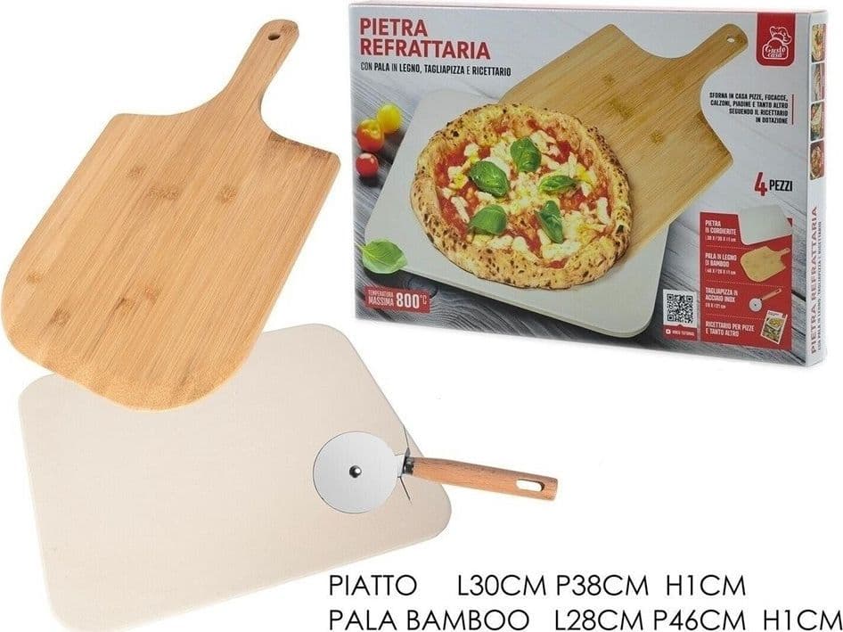 PALA PER PIZZA IN LEGNO BETULLA 46 X 28 CM SLIM CON ROTELLA PIZZA PIATTO in Teglie per pizza Trade Shop italia - Napoli, commercioVirtuoso.it