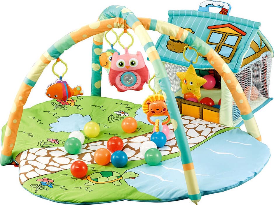 Palestra Tappettino Cangaroo Happy Farm Green Prima infanzia/Attività e intrattenimento/Tappetini gioco e palestrine La Casa Del Bebè - Napoli, Commerciovirtuoso.it