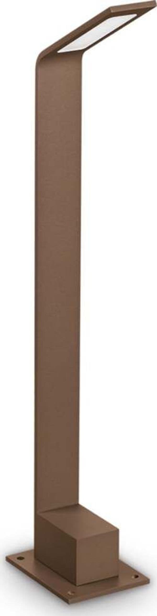 Paletto-Contemporaneo-Agos-Alluminio-Coffee-Led-Integrato-6,5W-4000K-Ip54