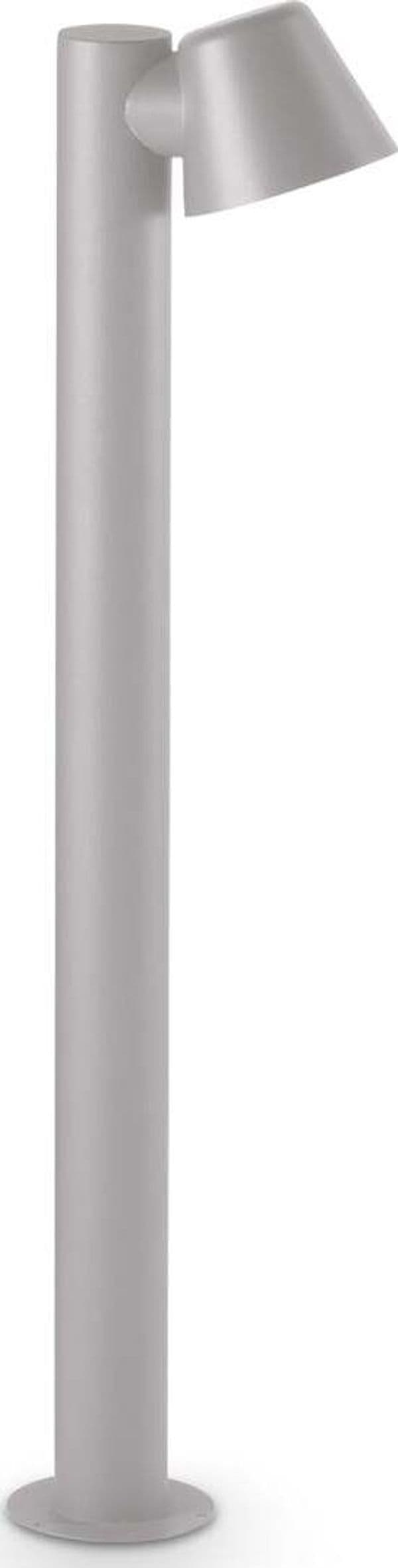Paletto-Contemporaneo-Gas-Alluminio-Grigio-1-Luce-Gu10-35W-Ip43