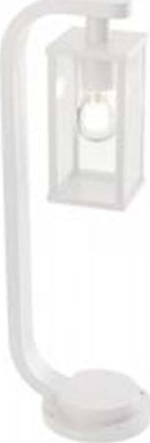 Paletto-Da-Esterno-Contemporaneo-Aurea-Alluminio-E-Vetro-Bianco-1-Luce-E27