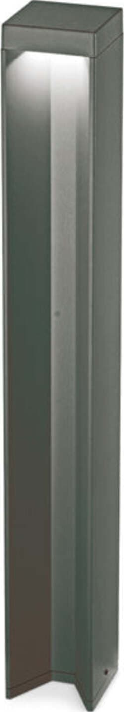 Paletto-Da-Esterno-Moderna-Kurt-Metallo-Antracite-Led-12W-4000K-Luce-Naturale
