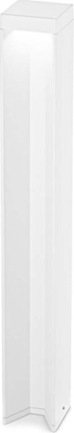 Paletto-Da-Esterno-Moderna-Kurt-Metallo-Bianco-1-Luce-12W-4000K-Luce-Naturale