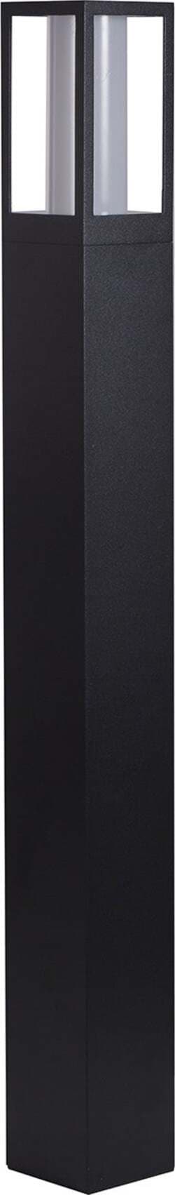 Paletto-Da-Esterno-Moderno-Viale-Alluminio-Nero-Policarbonato-1-Luce-Gu10-73Cm