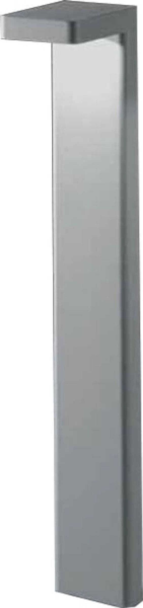 Paletto-Moderno-Esterno-Huk-Alluminio-Grigio-Perla-Led-10,5W