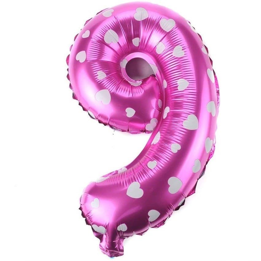 Palloncino Numero 9 Rosa Cuori Cuoricini 35cm Elio Decorazione Party Festa Casa, arredamento e bricolage > Prodotti per Feste > Festoni e Palloncini Trade Shop italia - Napoli, Commerciovirtuoso.it