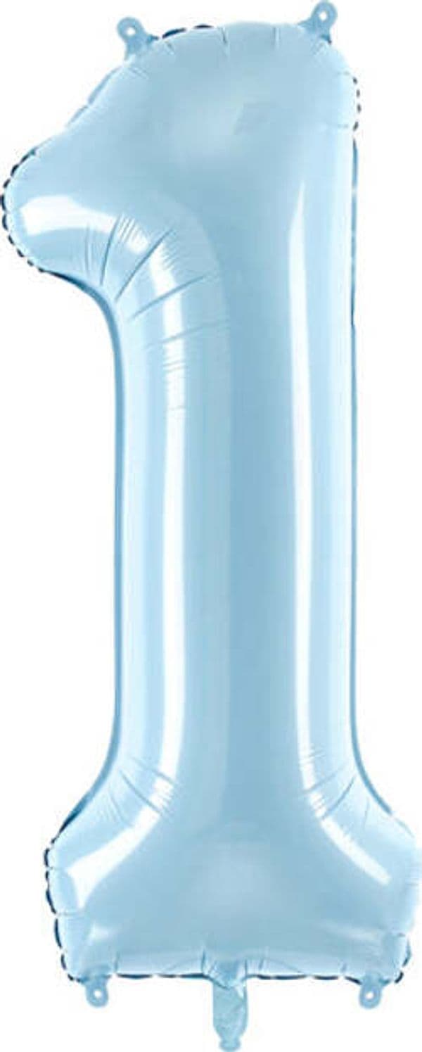 Palloncino PartyDeco Numero - 1 - Azzurro - 86 cm Casa e cucina/Hobby creativi/Materiali per hobby creativi/Forniture per feste/Articoli per feste e compleanni per bambini/Decorazioni/Palloncini La Casa Del Bebè - Napoli, Commerciovirtuoso.it