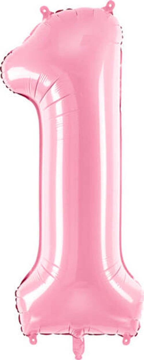 Palloncino PartyDeco Numero - 1 - Rosa - 86 cm Casa e cucina/Hobby creativi/Materiali per hobby creativi/Forniture per feste/Articoli per feste e compleanni per bambini/Decorazioni/Palloncini La Casa Del Bebè - Napoli, Commerciovirtuoso.it