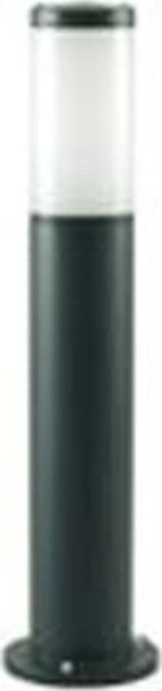 Palo-Basso-Esterno-Moderno-H55Cm-Fidel-Alluminio-E-Termoplastica-Nero-1-Luce-E27