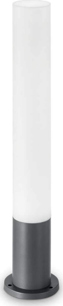 Palo-Da-Esterno-Tondo-Moderno-Edo-Alluminio-Materie-Plastiche-Antracite-Gx53