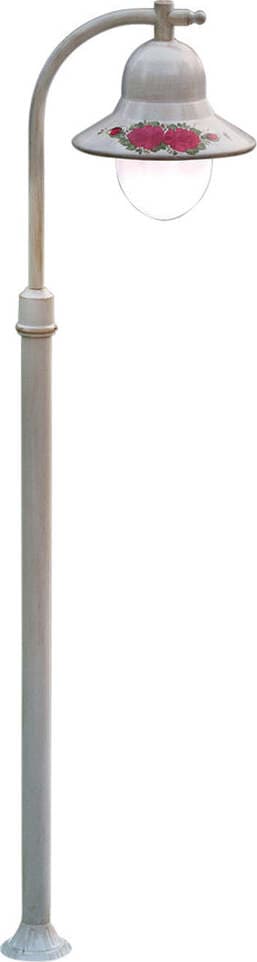 Palo-Esterno-Classico-Imperia-Metallo-Ceramica-Bianco-Sfumato-1-Luce-E27