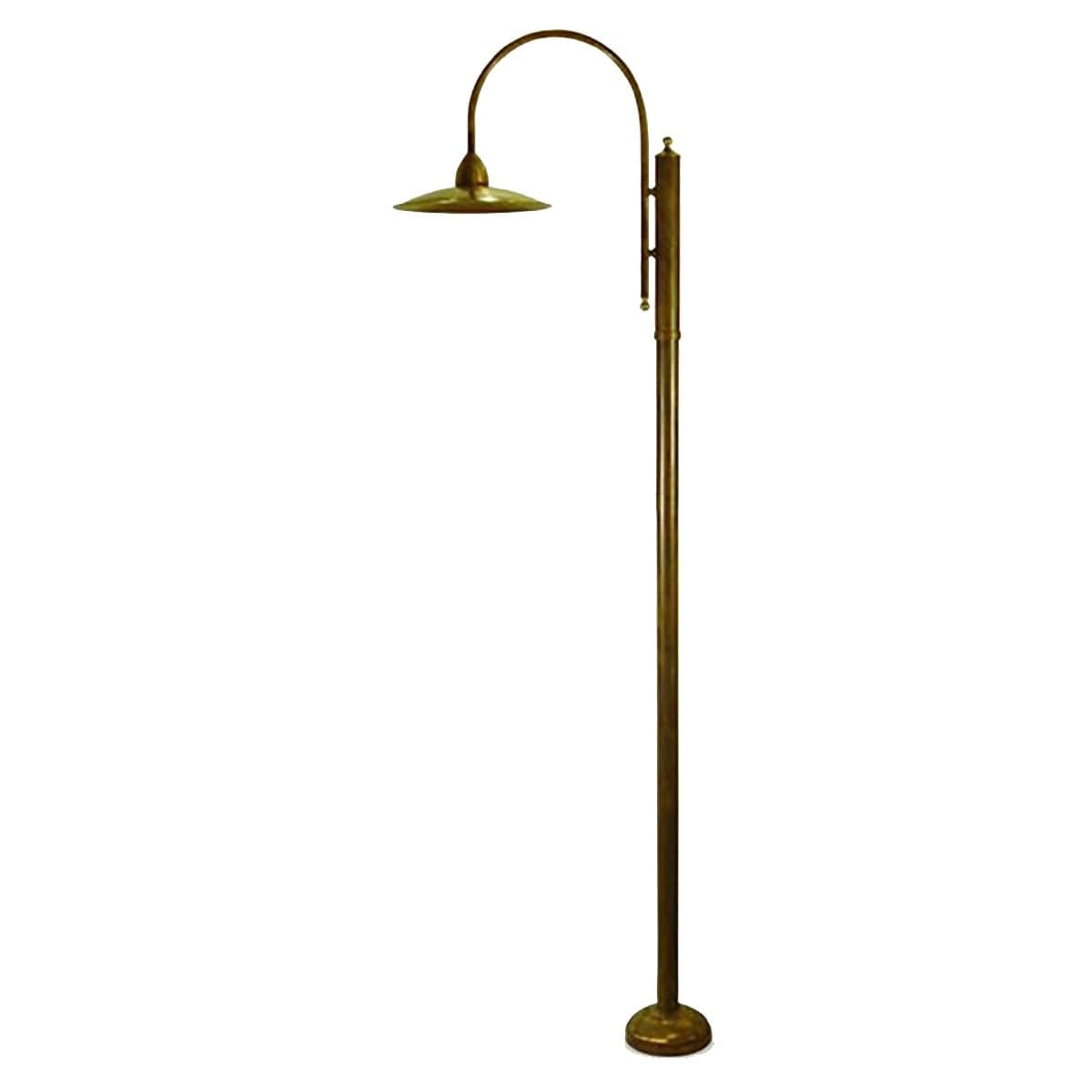 Palo-rustico-Lampadari-Bartalini-CRISGO-P250-E27-LED-ottone-lampione