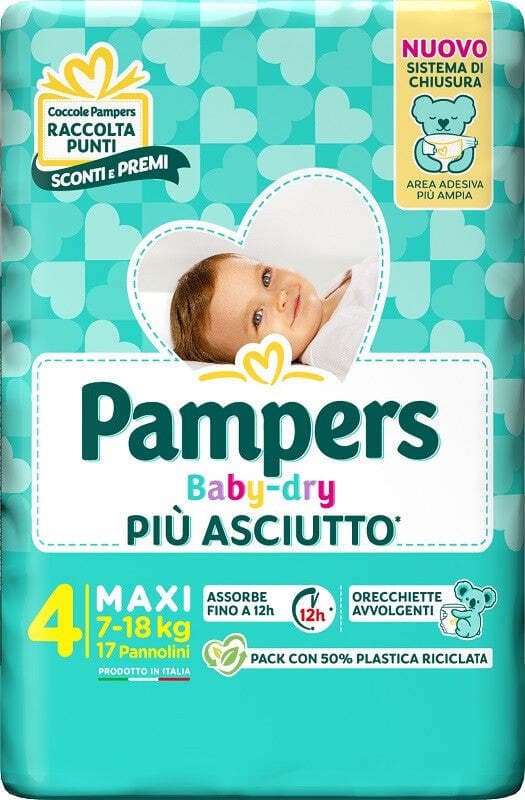 Pampers bd downcount maxi 17pz in Pannolini per bambini Clubfarma - Melilli, commercioVirtuoso.it