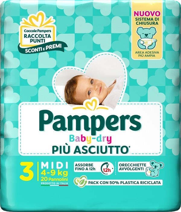 Pampers bd downcount midi 20pz in Pannolini per bambini Clubfarma - Melilli, commercioVirtuoso.it