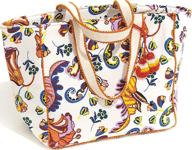 Panaji | Borsa Donna Mare in Cotone Fantasia 2 Manici Moda/Donna/Borse/Borse a spalla You Store - Messina, Commerciovirtuoso.it