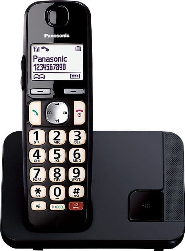 Panasonic Cordless KX-TGE250JTB DECT Black