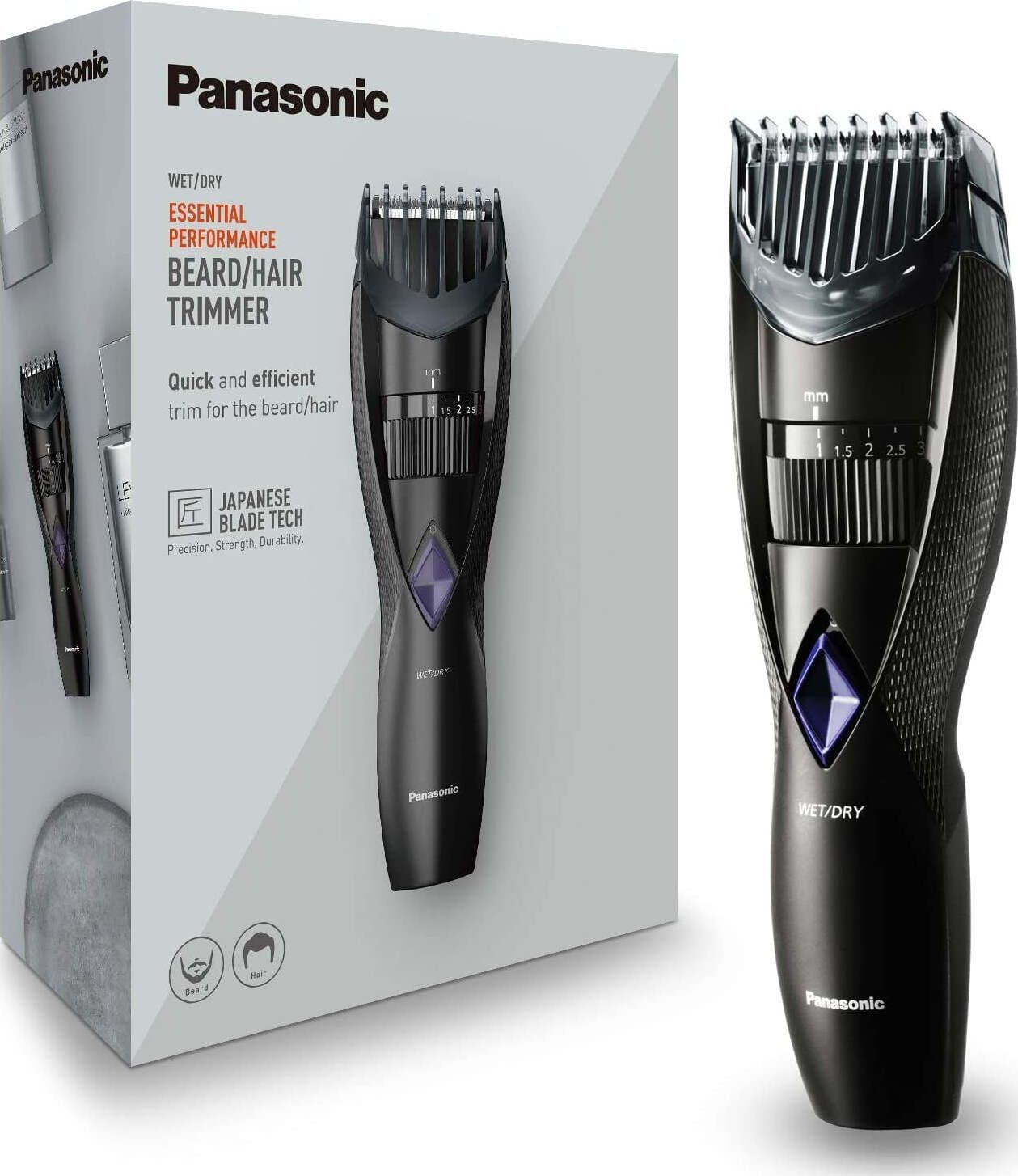 Panasonic ER-GB37-K503 Regolabarba e Tagliacapelli Wet & Dry Salute e cura della persona/Rasatura epilazione e rimozione peli/Regolabarba tagliacapelli e rasoi per il corpo/Tagliacapelli Scontolo.net - Potenza, Commerciovirtuoso.it