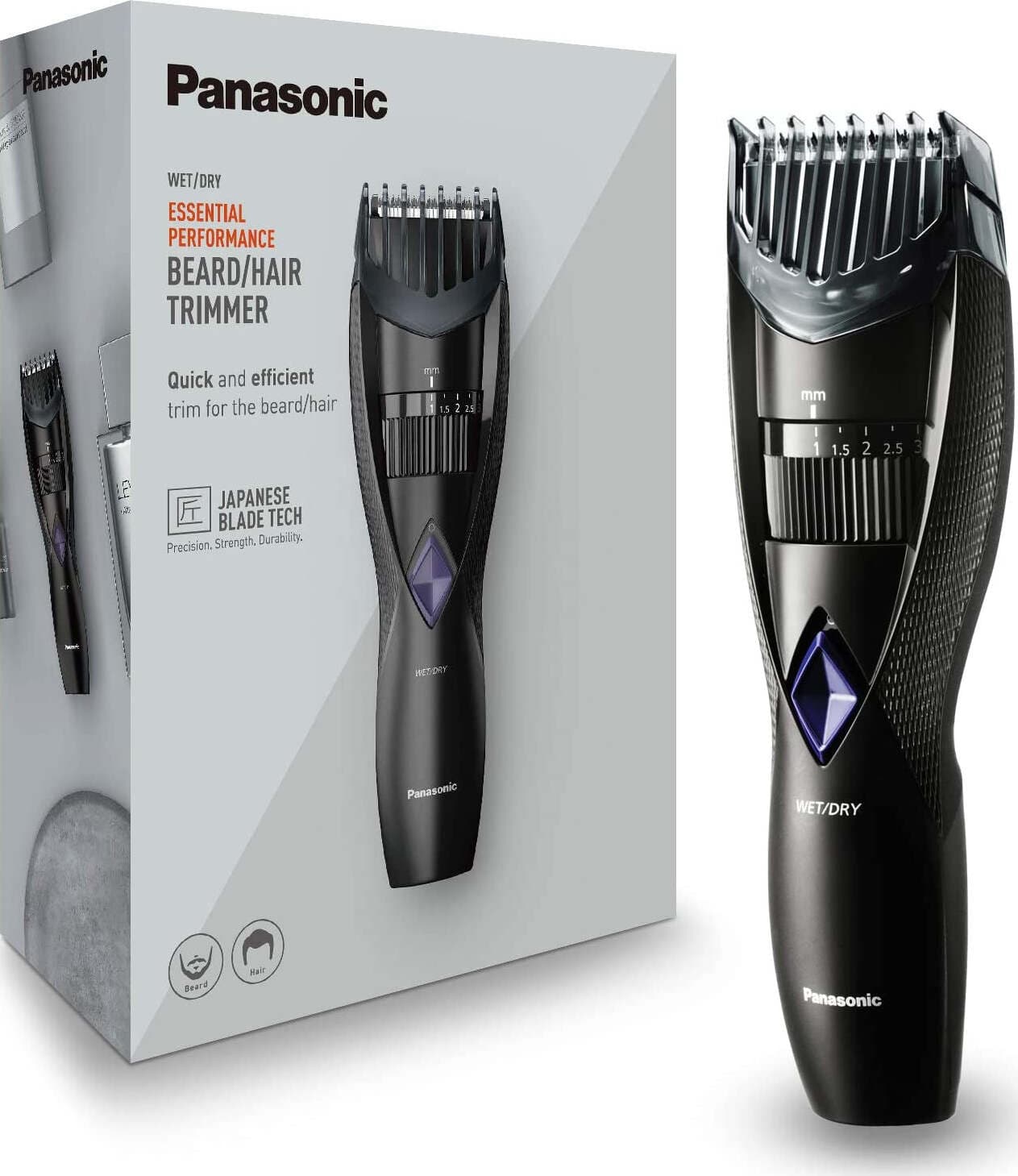 Panasonic ER-GB37-K503 Regolabarba e Tagliacapelli Wet & Dry Salute e cura della persona/Rasatura epilazione e rimozione peli/Regolabarba tagliacapelli e rasoi per il corpo/Tagliacapelli Scontolo.net - Potenza, Commerciovirtuoso.it