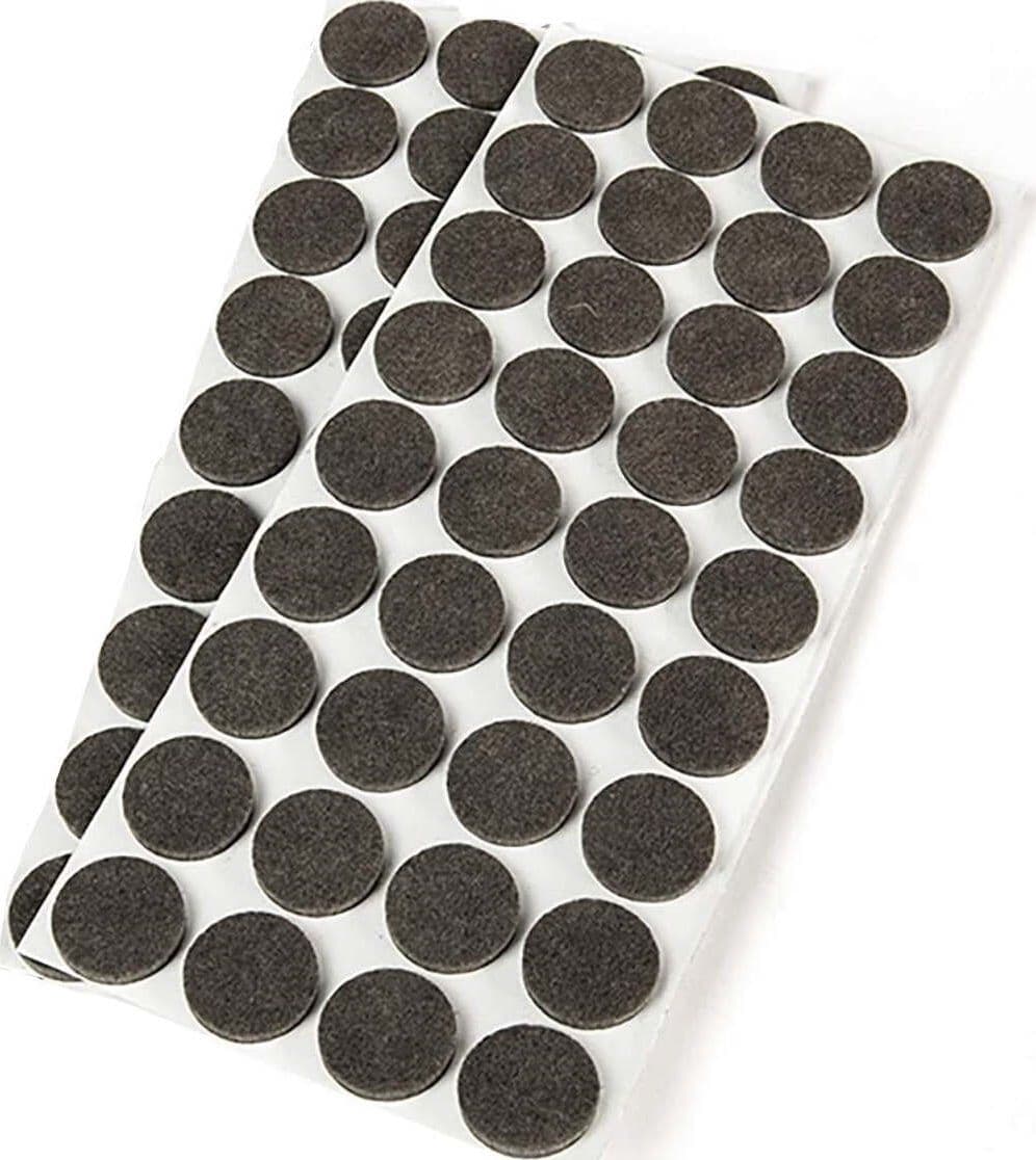 Panda-Feltrini-per-soprammobili-tondi-Grigi-10-mm-pz-64-Nobrand