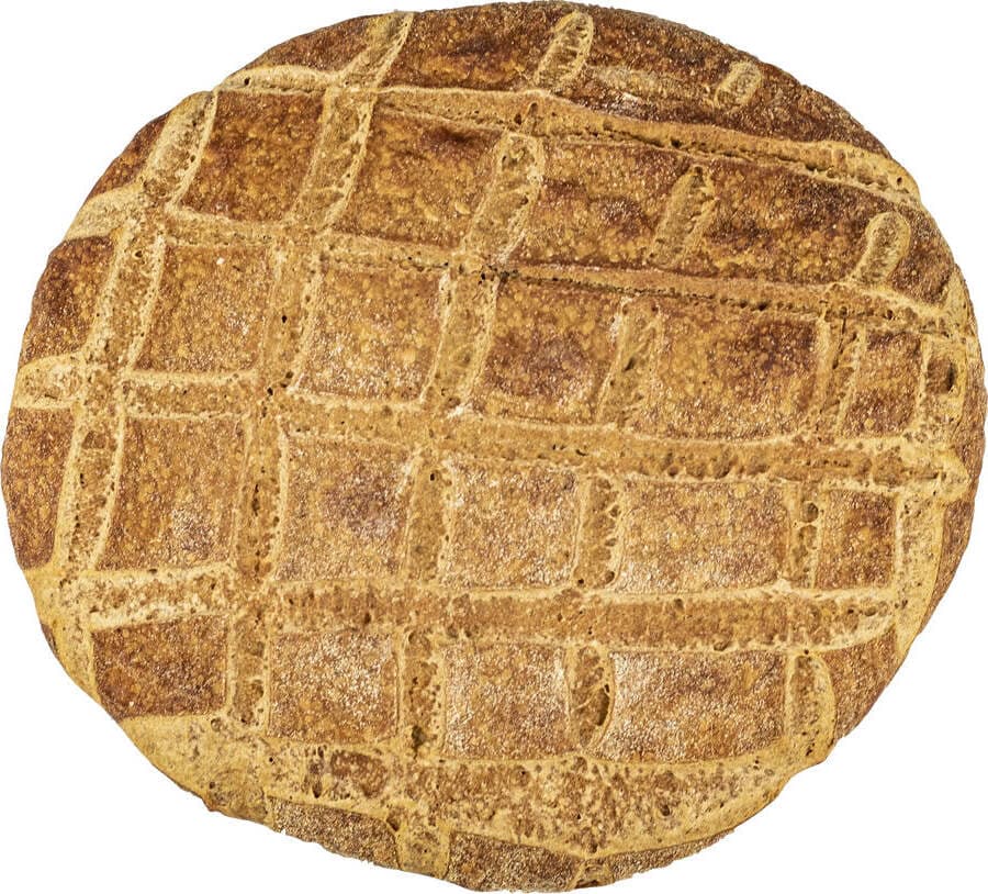 Pane Senza Lievito Semi-integrale Proteico Pagnotta Di Semola Di Grano Duro Siciliano E Grani Antichi Siciliani Bio Pagnotta E Salute