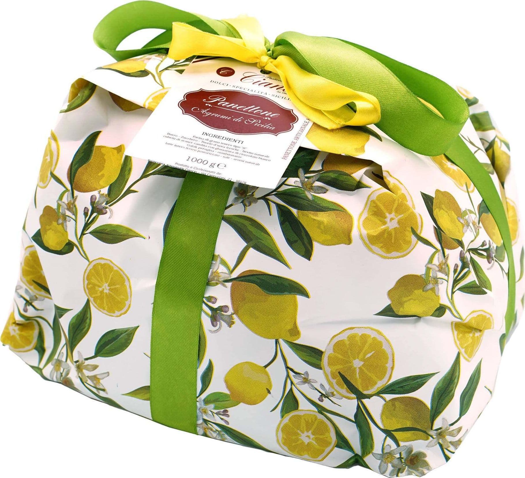 Panettone Artigianale agli Agrumi di Sicilia con Ripieno di Arancia candita e Glassatura con Cioccolato al Mandarino 1.2Kg La Bottega Reale in Pane dolce Plaza cafè - Capo d’Orlando, commercioVirtuoso.it
