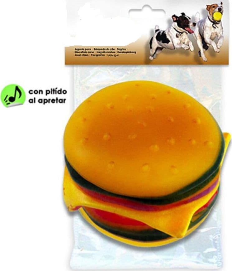 Panino Hamburgher Giocattolo Per Cani Gatti Con Suoni 18 X 12 Cm Giocattoli Cane Prodotti per animali > Prodotti per Cani > Giocattoli Trade Shop italia - Napoli, Commerciovirtuoso.it