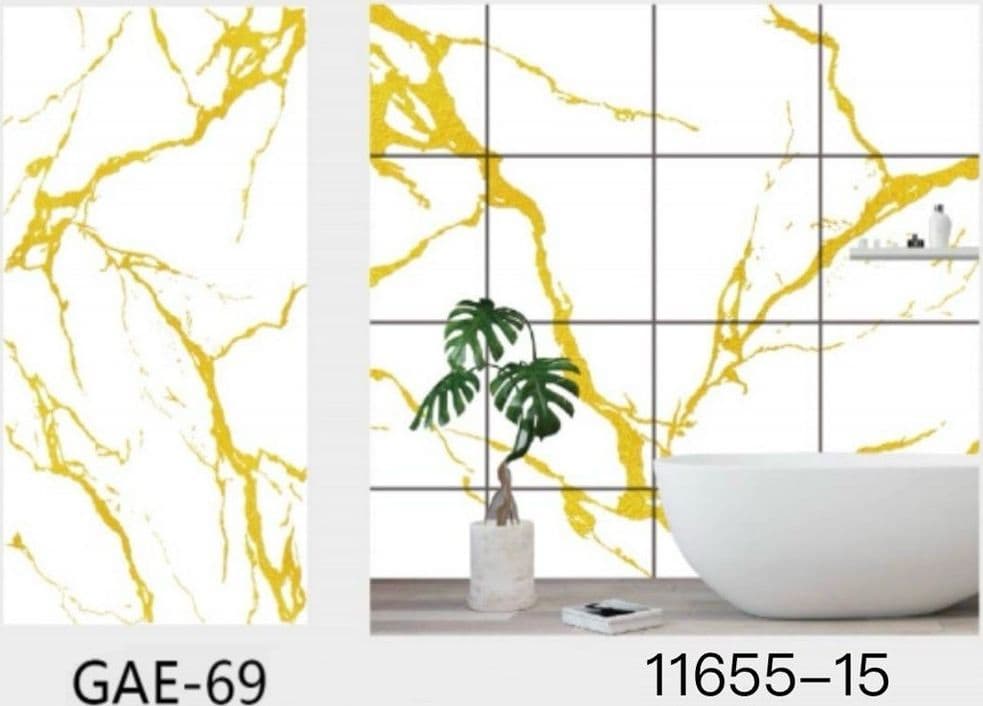 PANNELLO ADESIVO EFFETTO MARMO BIANCO DORATO PARETI PARASCHIZZI 300X60 CM STANZA in Adesivi per mobili Trade Shop italia - Napoli, commercioVirtuoso.it