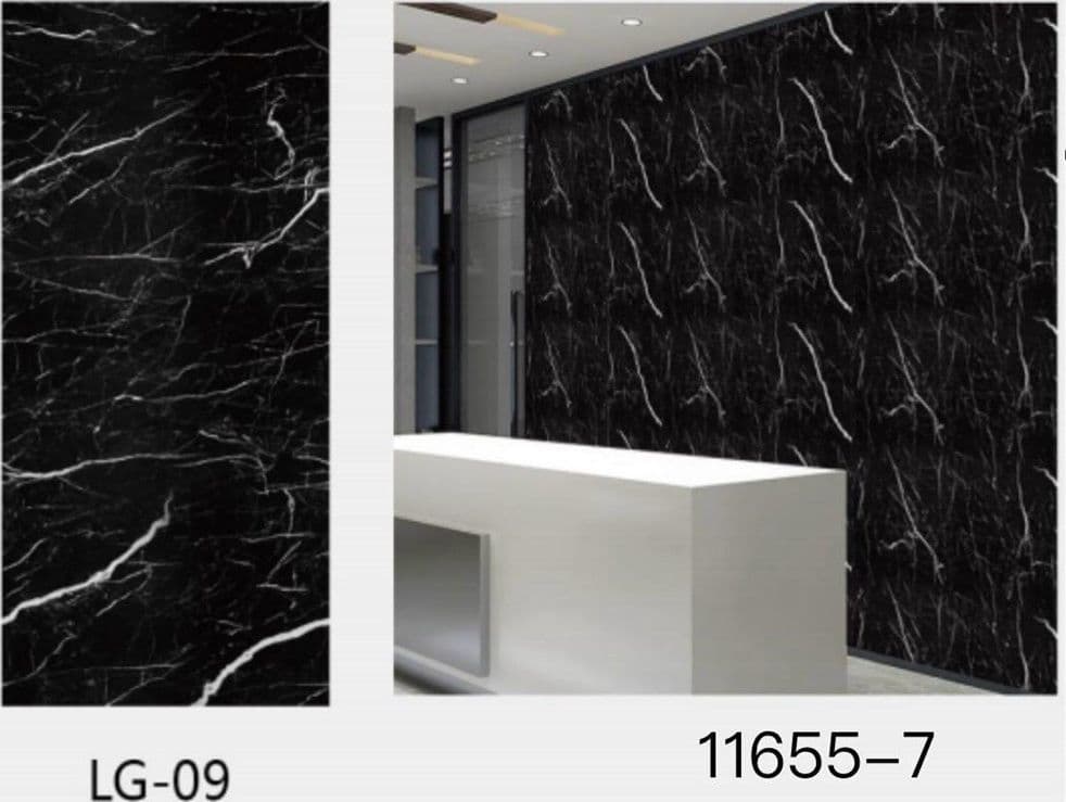 PANNELLO ADESIVO EFFETTO MARMO NERO ARGENTO PARETI PARASCHIZZI 300 X 60CM STANZA in Adesivi per mobili Trade Shop italia - Napoli, commercioVirtuoso.it