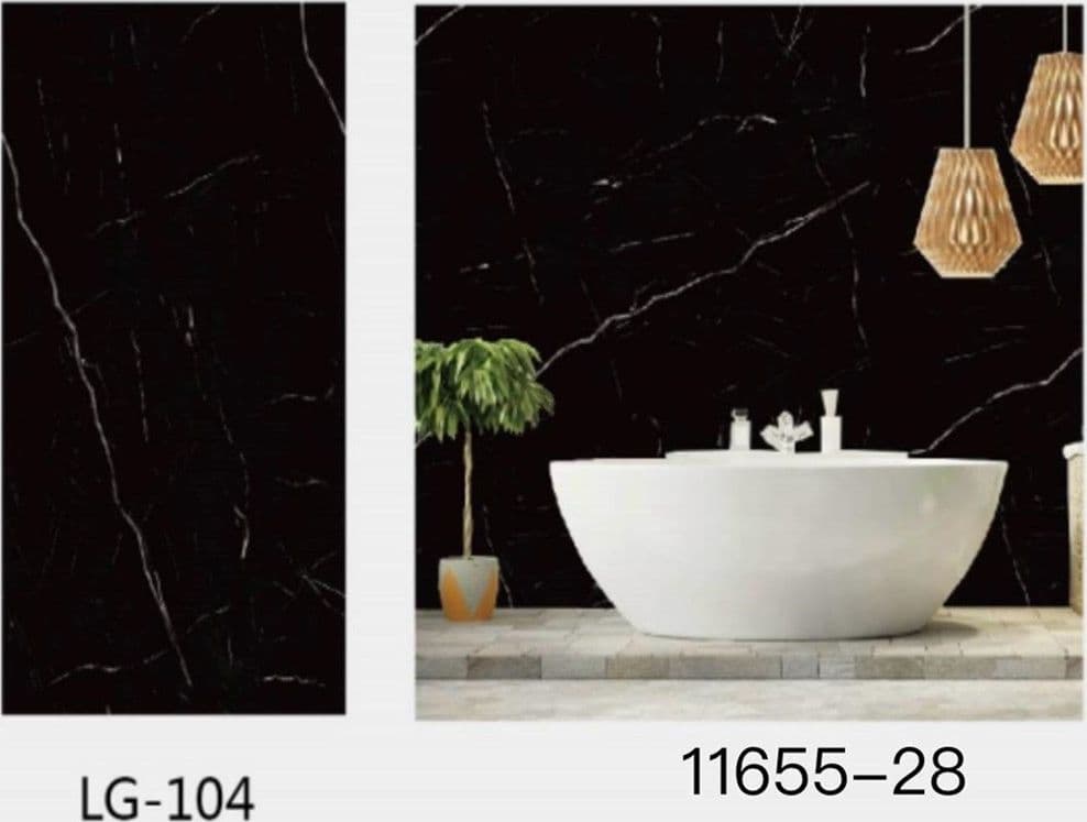 PANNELLO ADESIVO EFFETTO MARMO NERO PARETI PARASCHIZZI 300 X 60 CM STANZA CUCINA in Pavimenti di PVC Trade Shop italia - Napoli, commercioVirtuoso.it